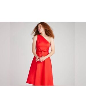 NEW WITH TAGS Kate spade poplin dress in red